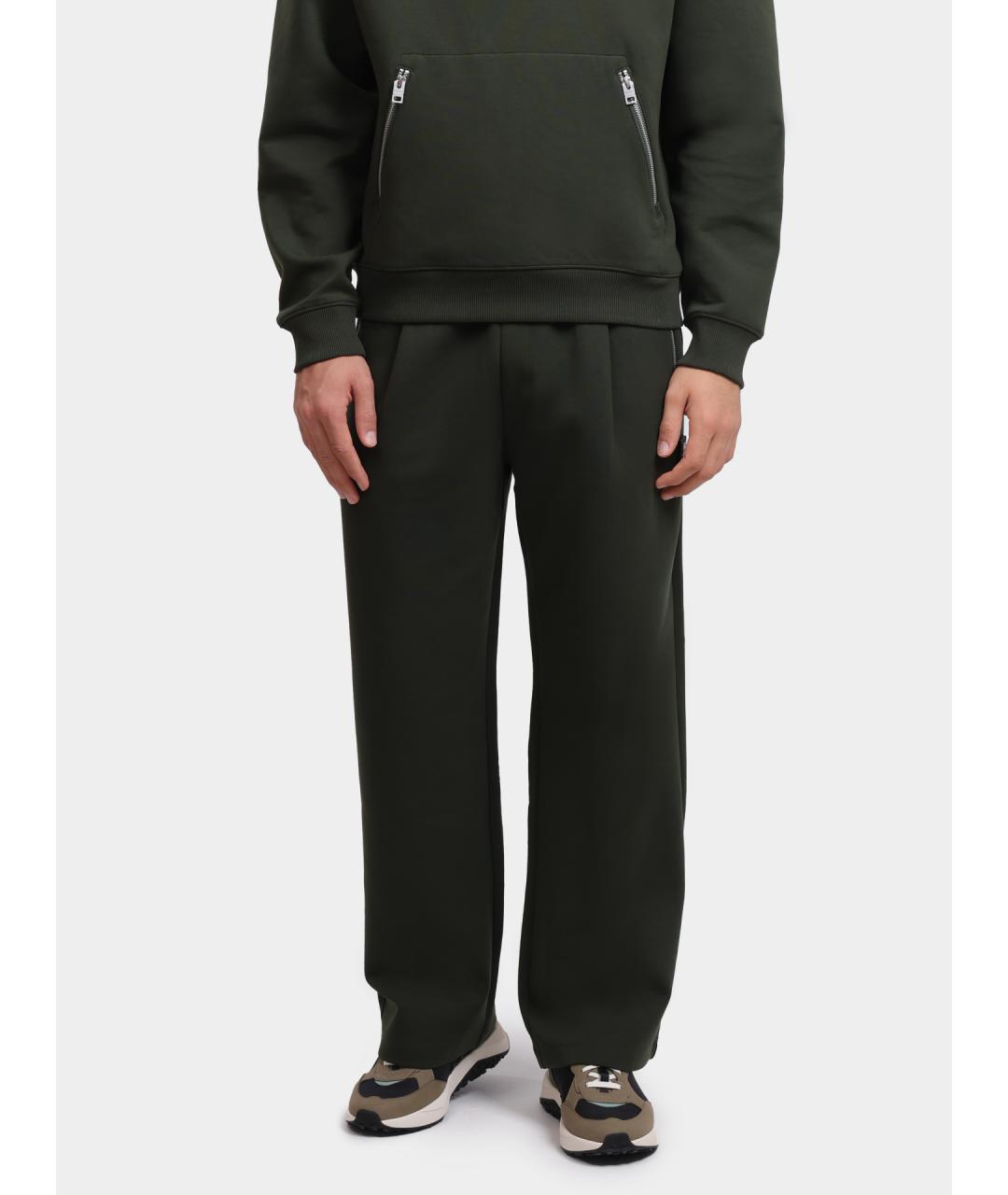 HUGO Зеленые повседневные брюки, фото 6