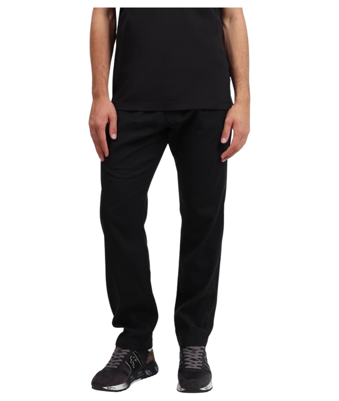 HUGO BOSS Черные повседневные брюки, фото 1