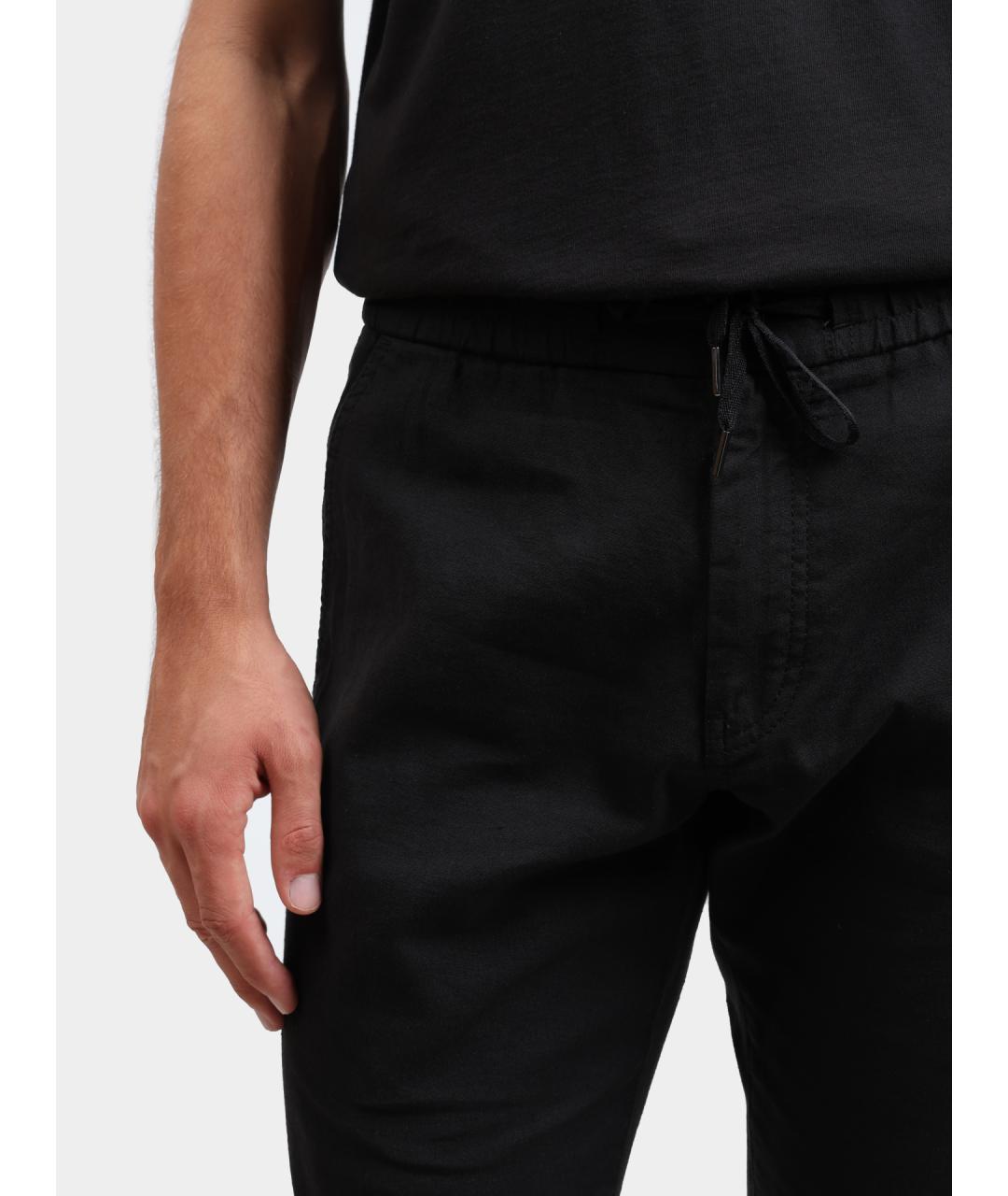 HUGO BOSS Черные повседневные брюки, фото 4