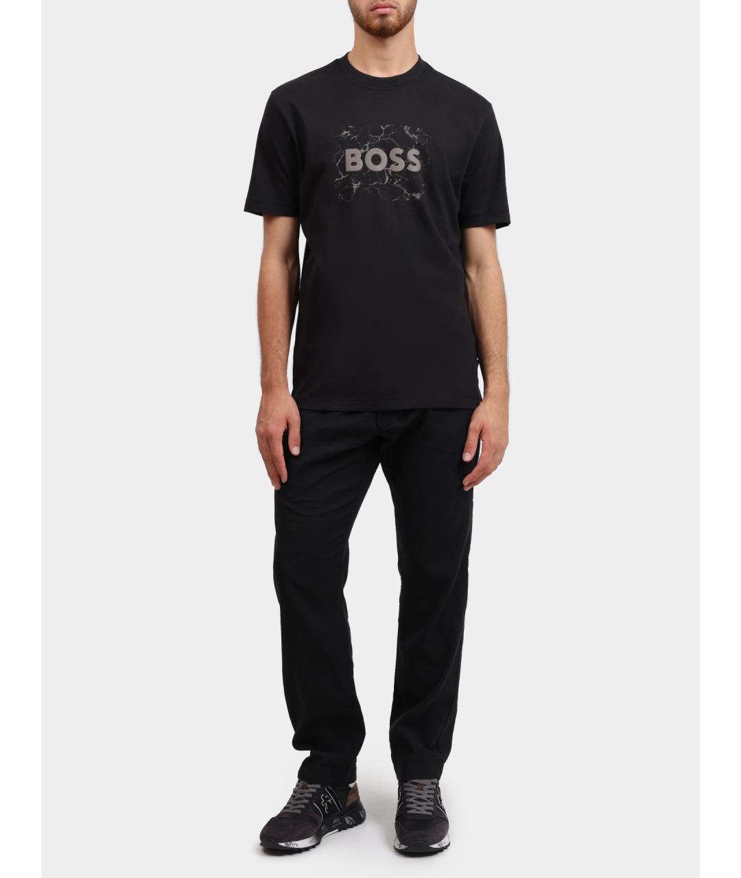 HUGO BOSS Черные повседневные брюки, фото 3