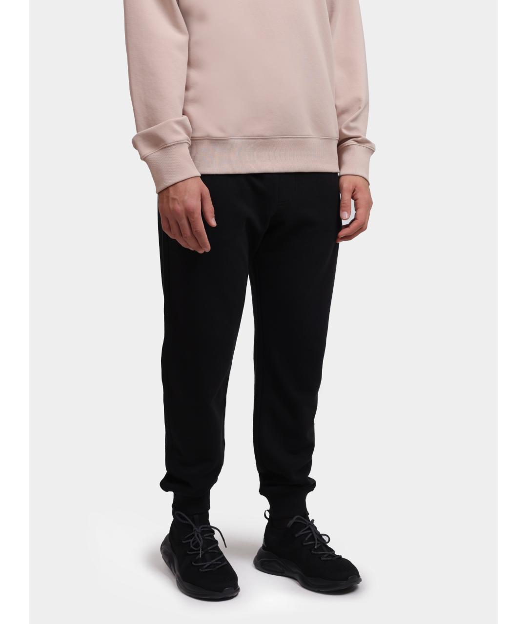 HUGO BOSS Черные хлопковые повседневные брюки, фото 5