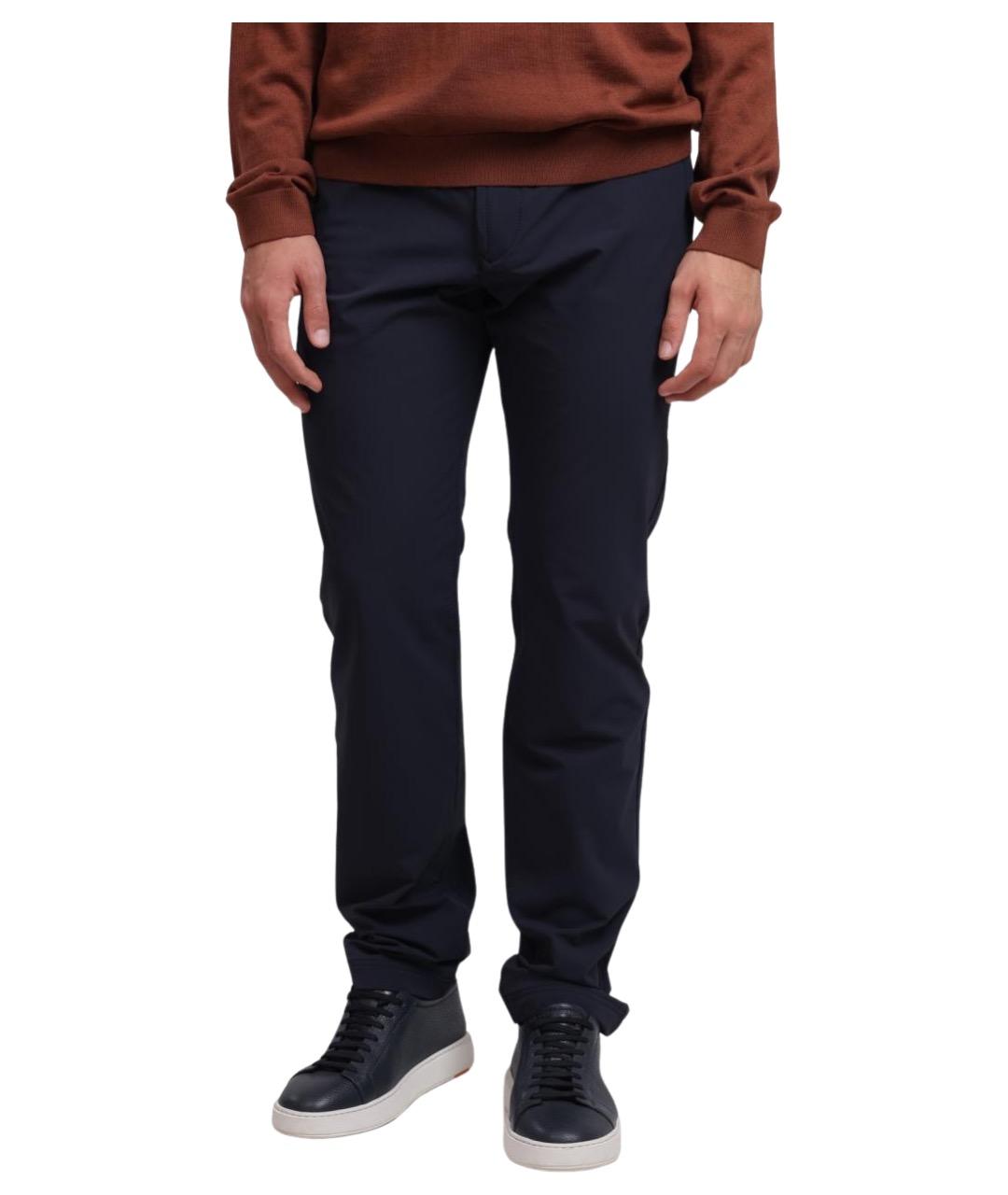 HUGO BOSS Синие повседневные брюки, фото 1