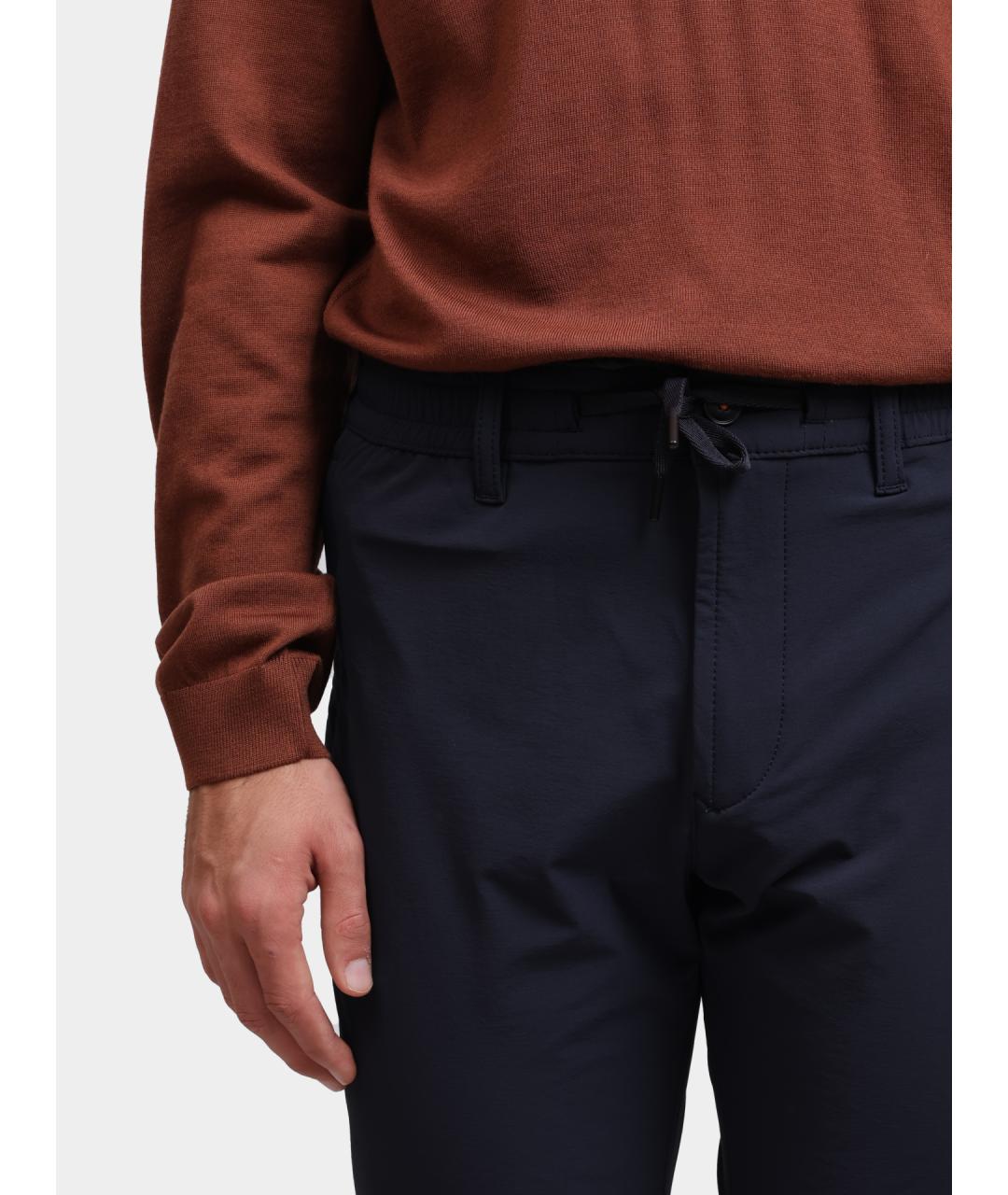 HUGO BOSS Синие повседневные брюки, фото 4