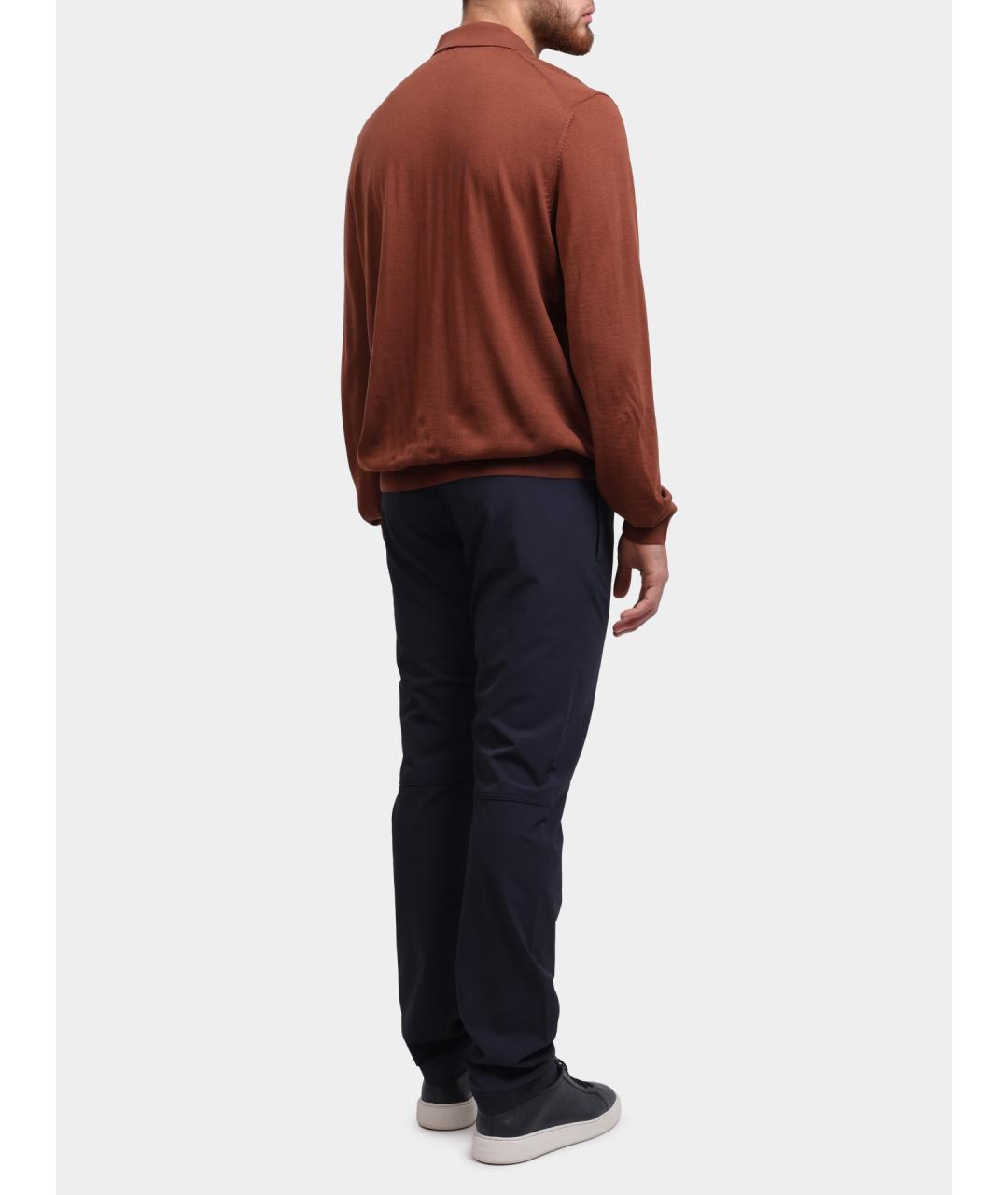 HUGO BOSS Синие повседневные брюки, фото 5