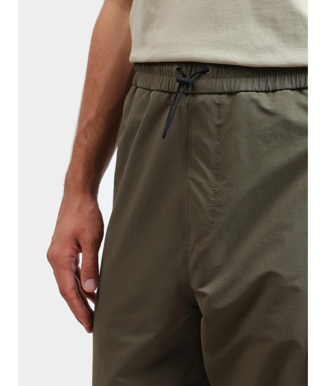 HUGO Хаки полиамидовые повседневные брюки, фото 5