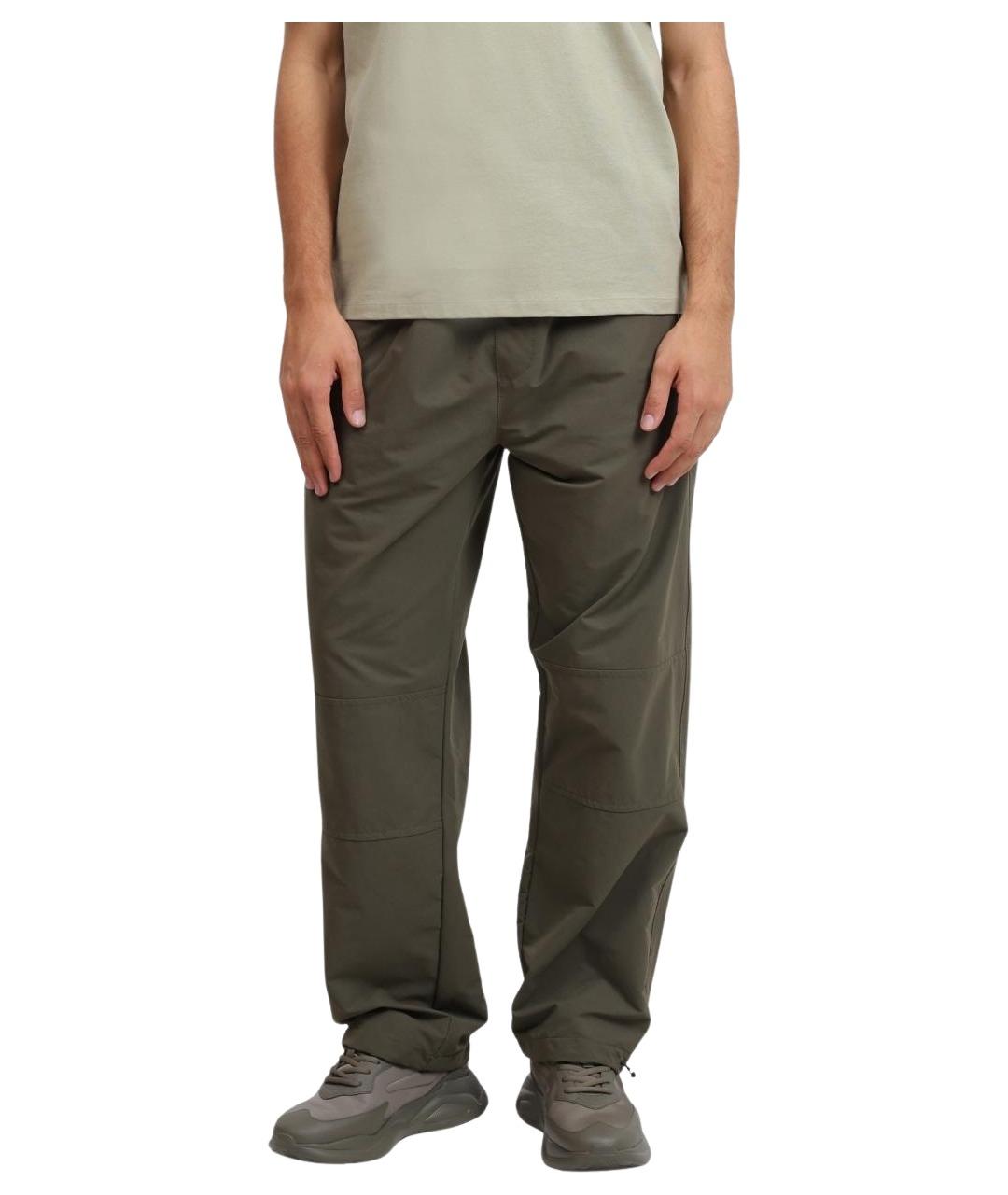 HUGO Хаки полиамидовые повседневные брюки, фото 1