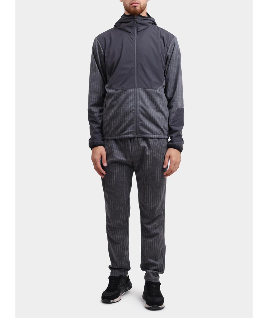 SEASE Серые шерстяные повседневные брюки, фото 2