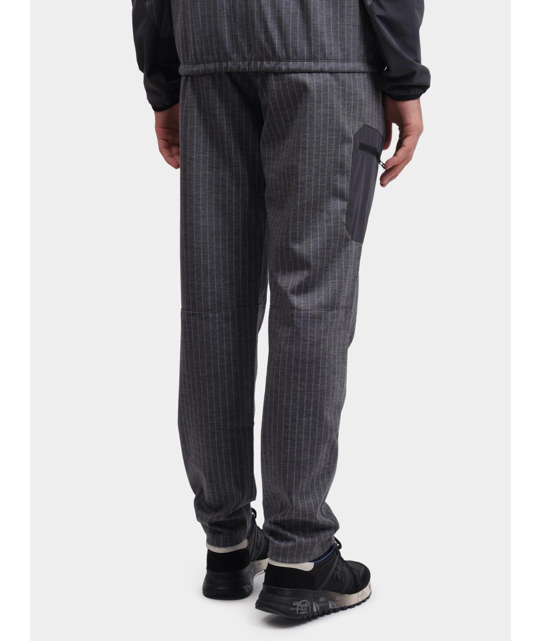 SEASE Серые шерстяные повседневные брюки, фото 5
