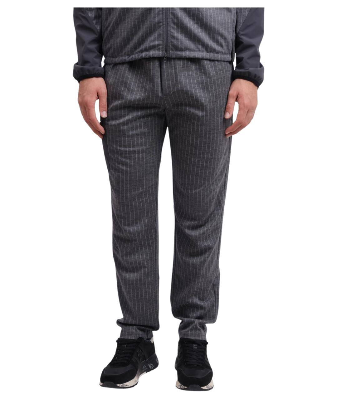 SEASE Серые шерстяные повседневные брюки, фото 1