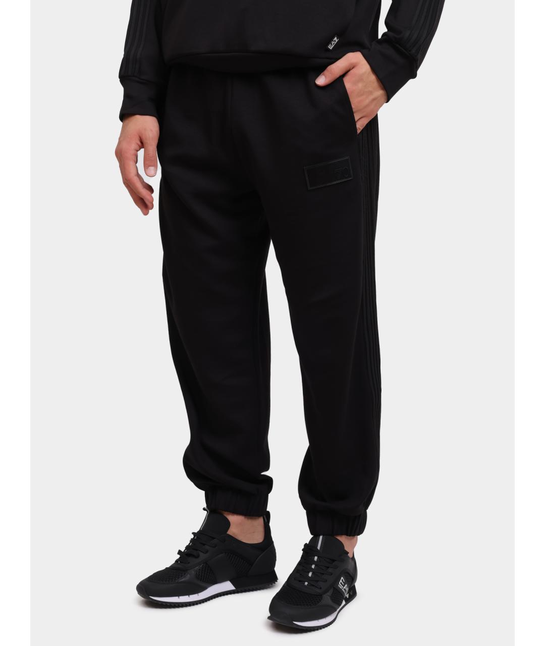 EA7 Черные повседневные брюки, фото 3