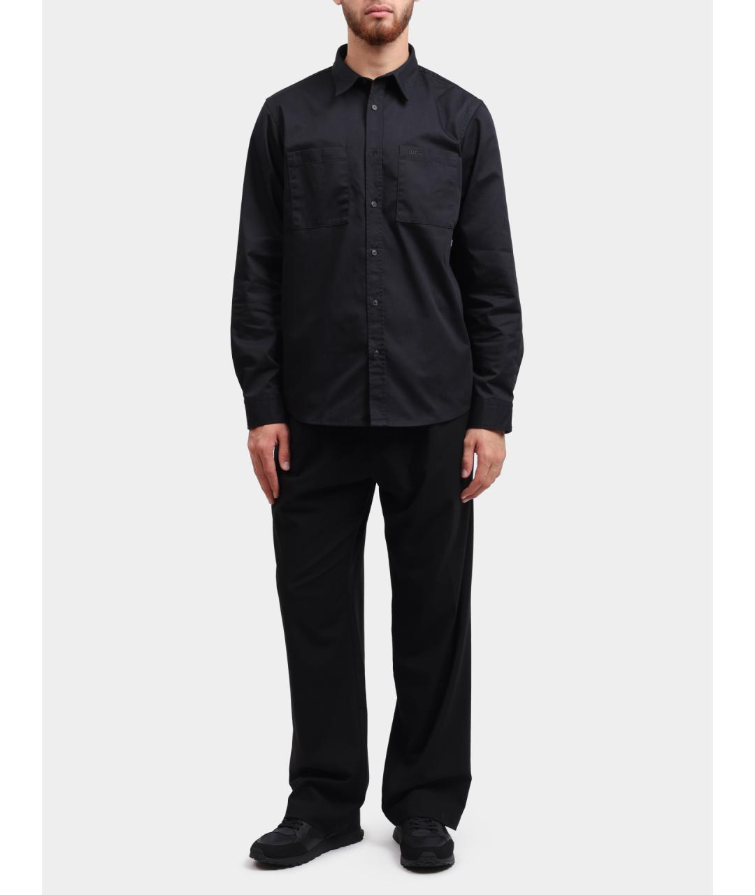 HUGO Черные повседневные брюки, фото 6