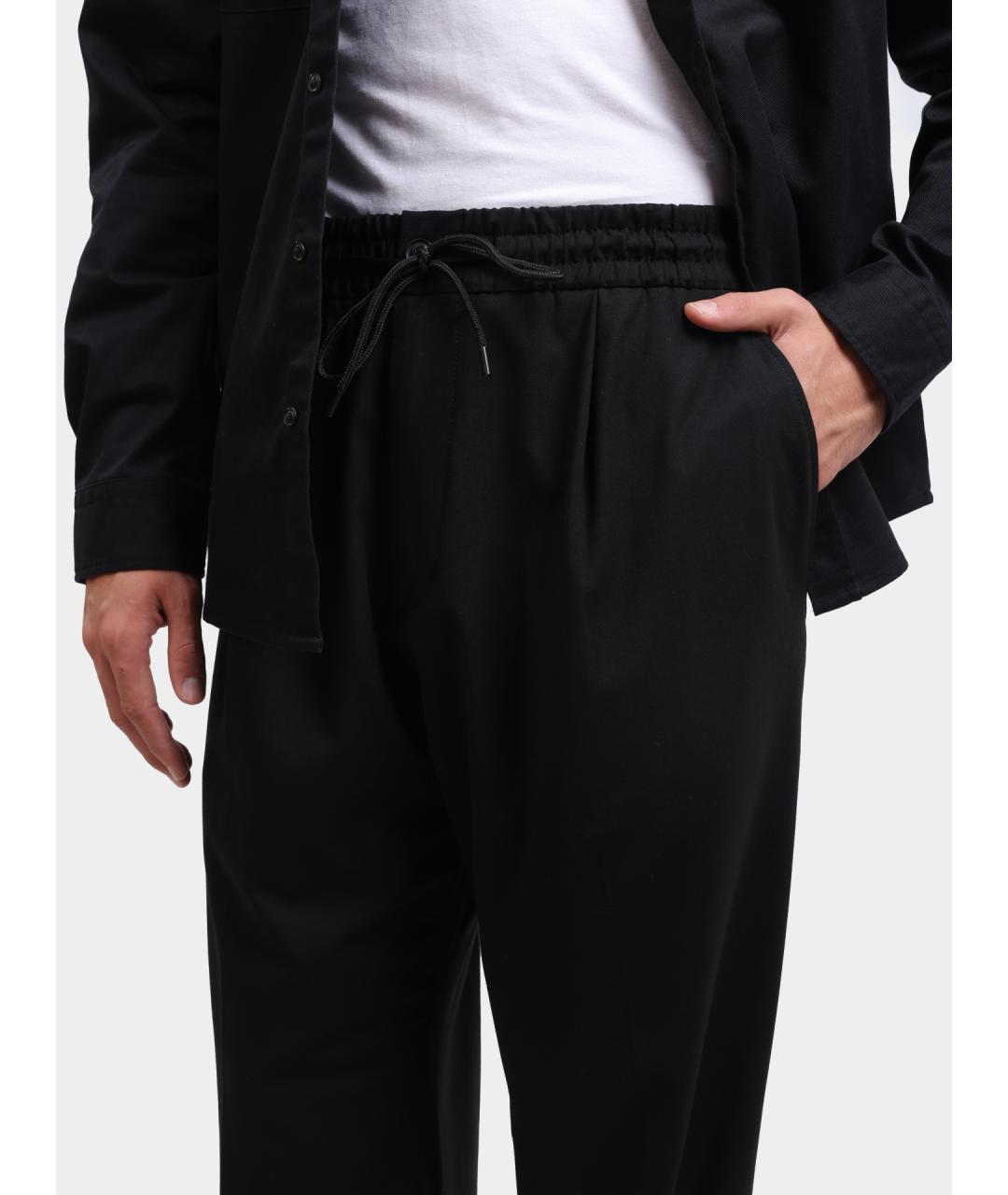 HUGO Черные повседневные брюки, фото 4