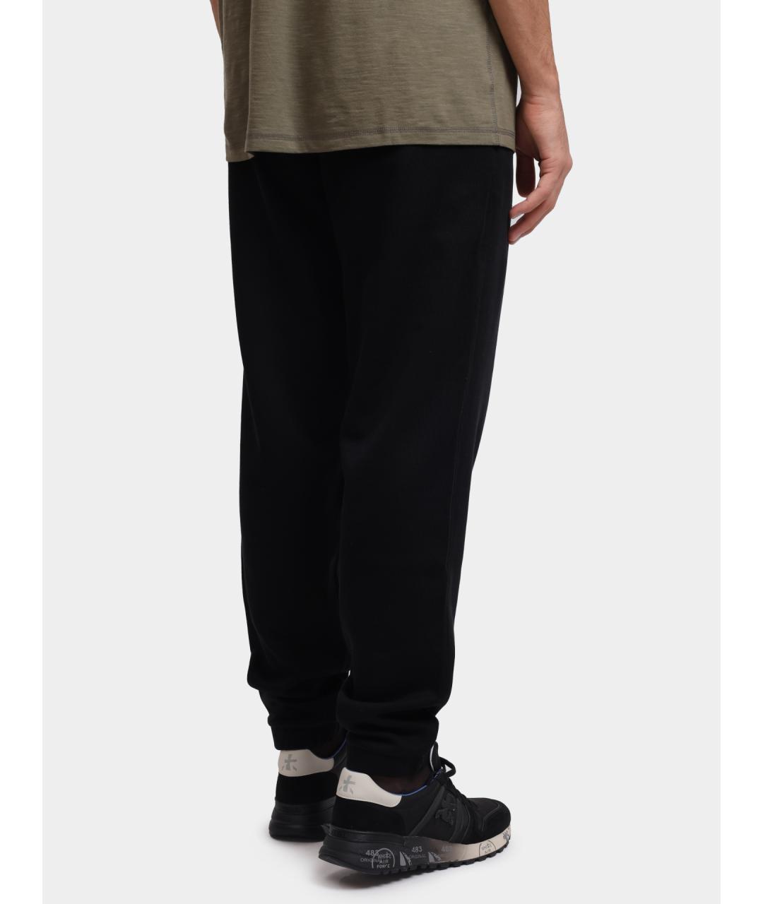 HUGO BOSS Черные хлопковые повседневные брюки, фото 5