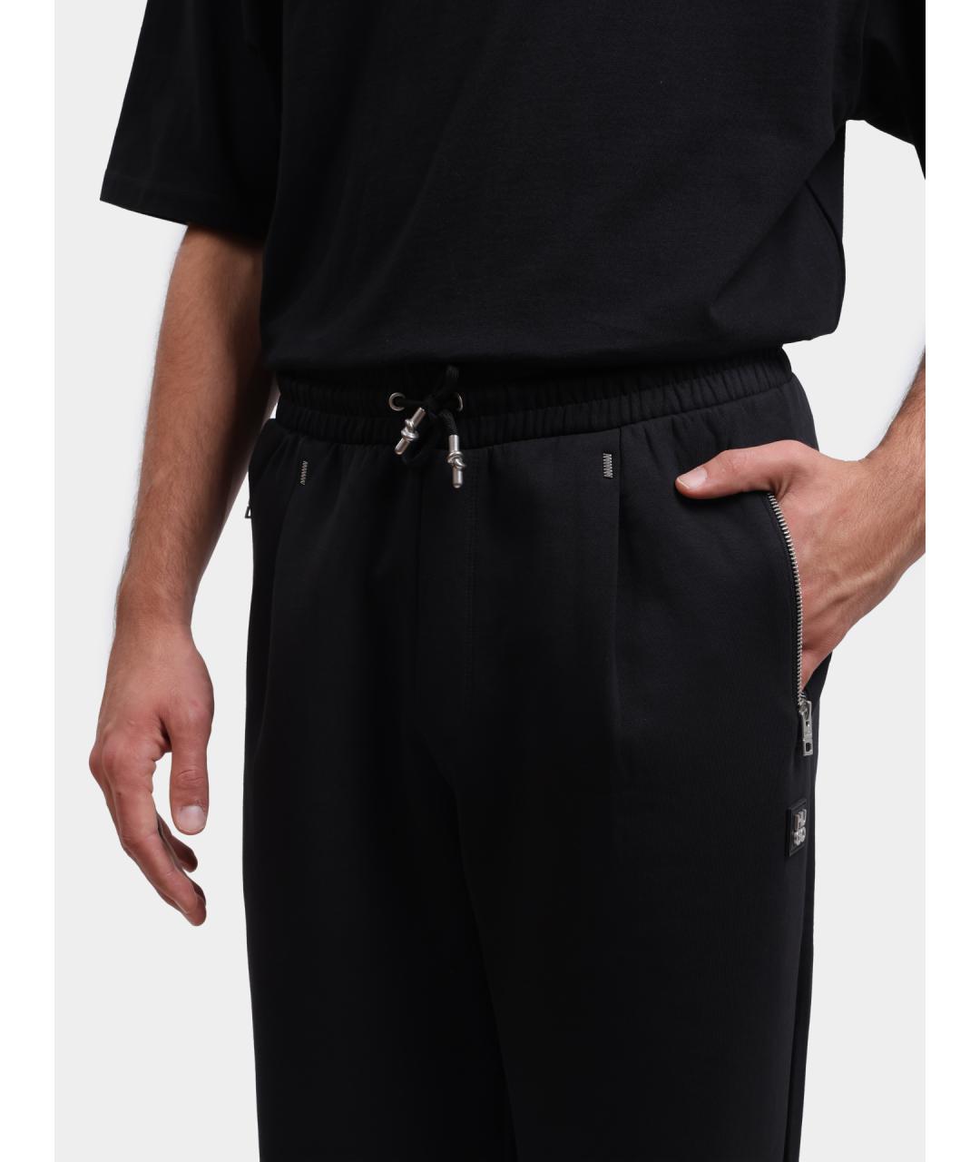 HUGO Черные повседневные брюки, фото 4