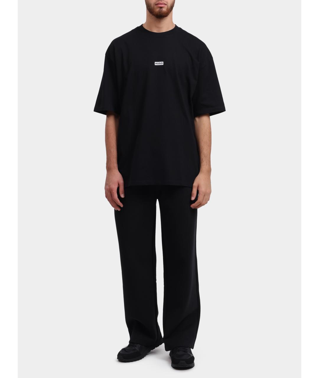 HUGO Черные повседневные брюки, фото 2