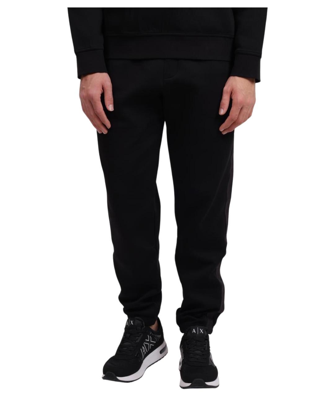 ARMANI EXCHANGE Черные повседневные брюки, фото 1