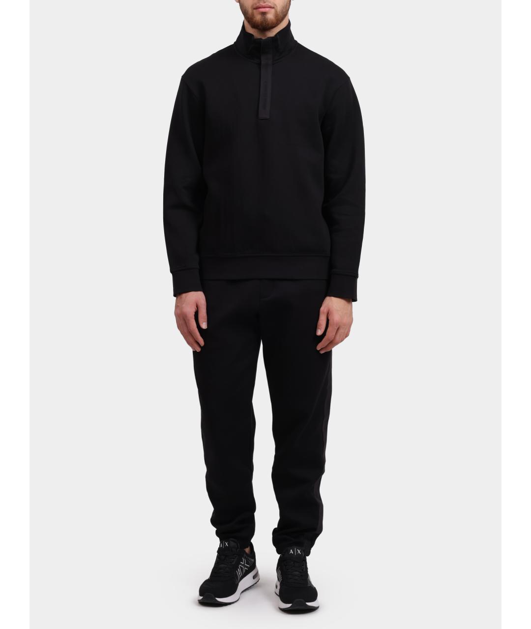 ARMANI EXCHANGE Черные повседневные брюки, фото 2