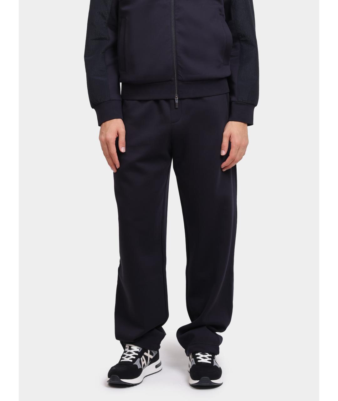 ARMANI EXCHANGE Синие хлопковые повседневные брюки, фото 5