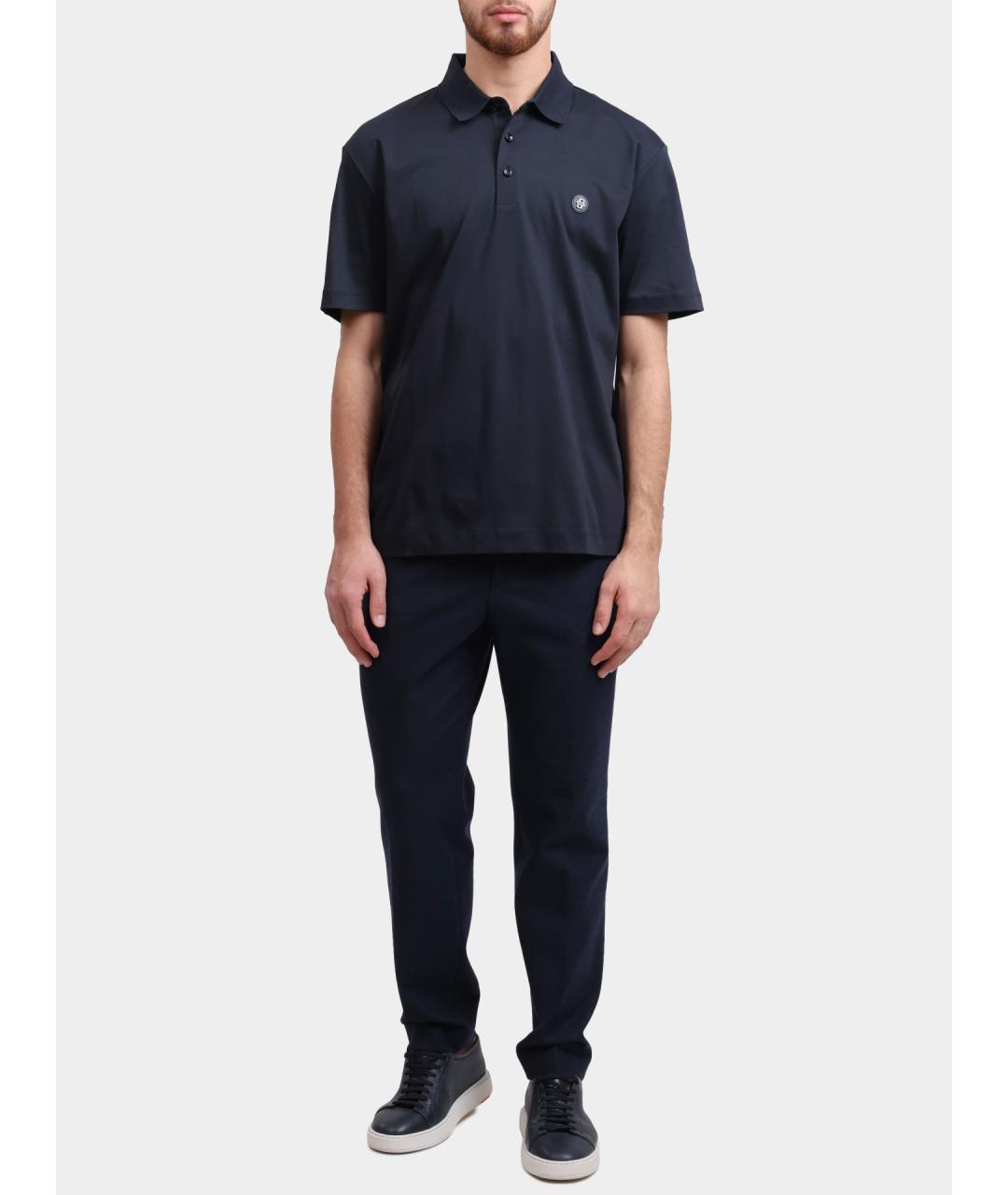 HUGO BOSS Синие повседневные брюки, фото 2