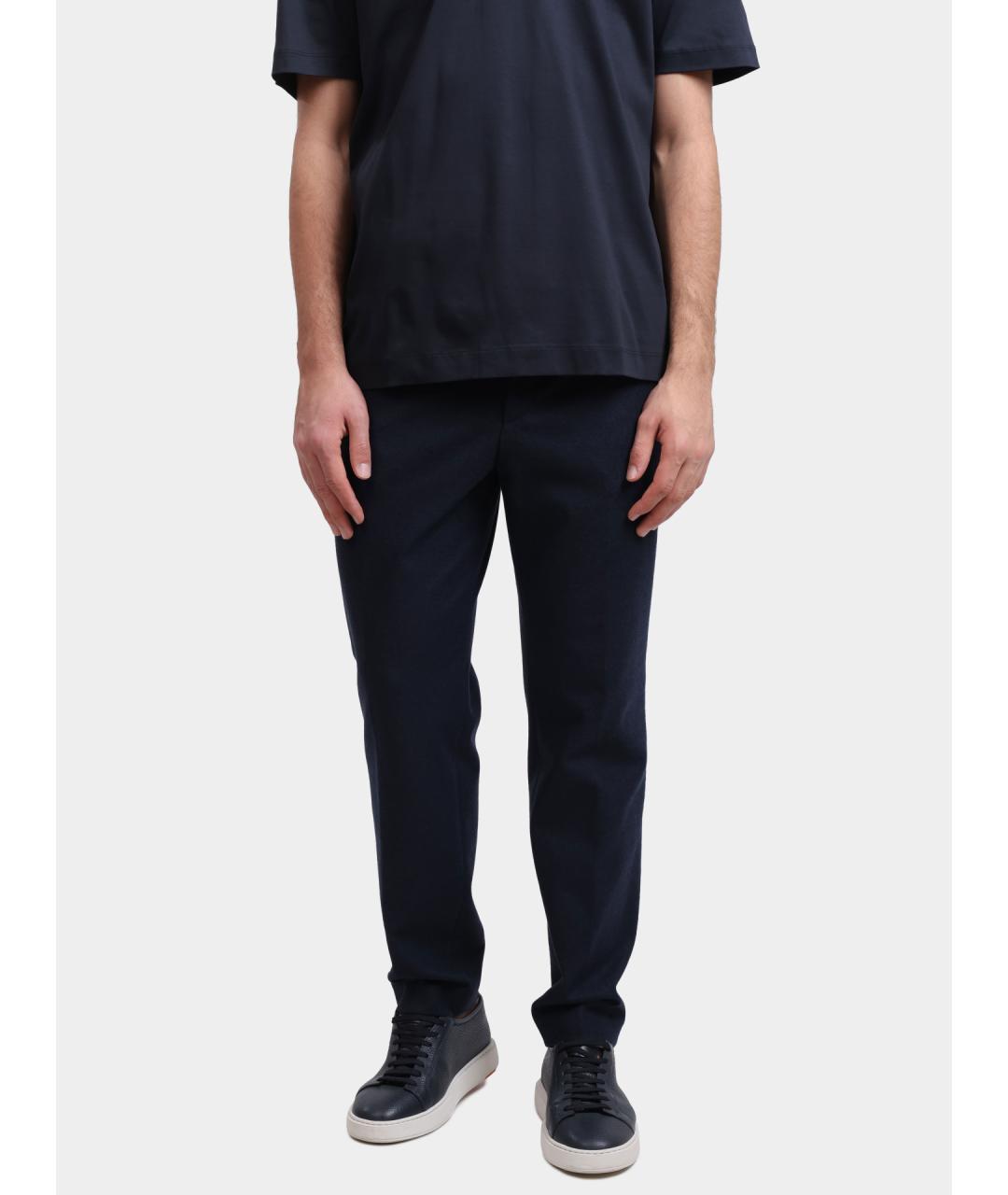 HUGO BOSS Синие повседневные брюки, фото 6