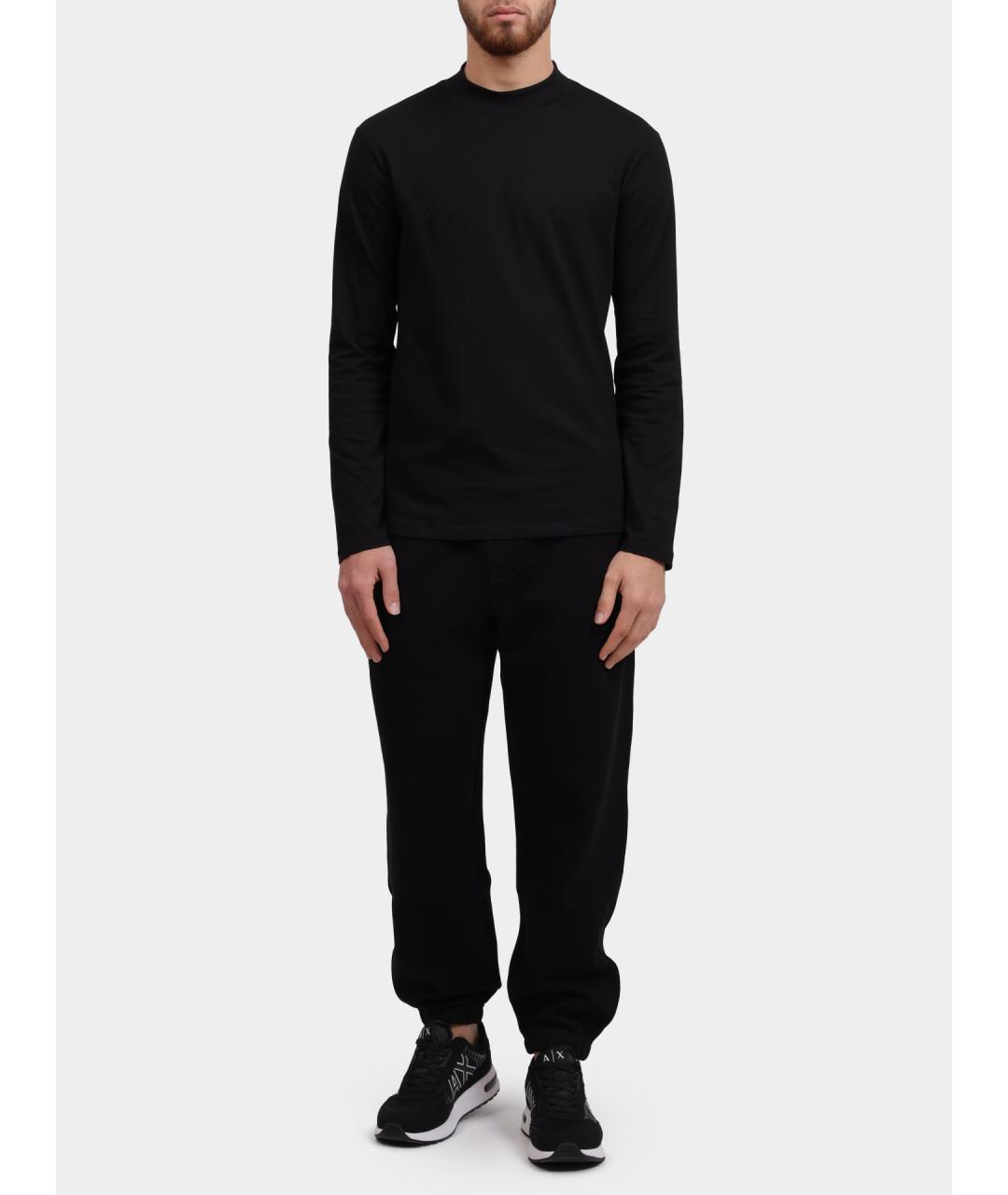 ARMANI EXCHANGE Черные повседневные брюки, фото 2