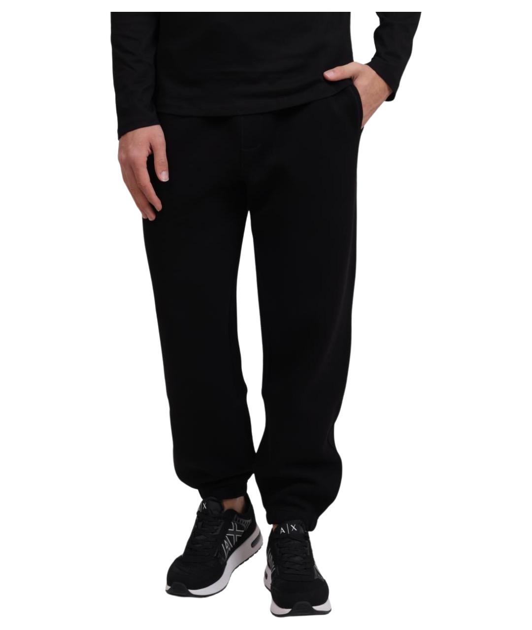 ARMANI EXCHANGE Черные повседневные брюки, фото 1