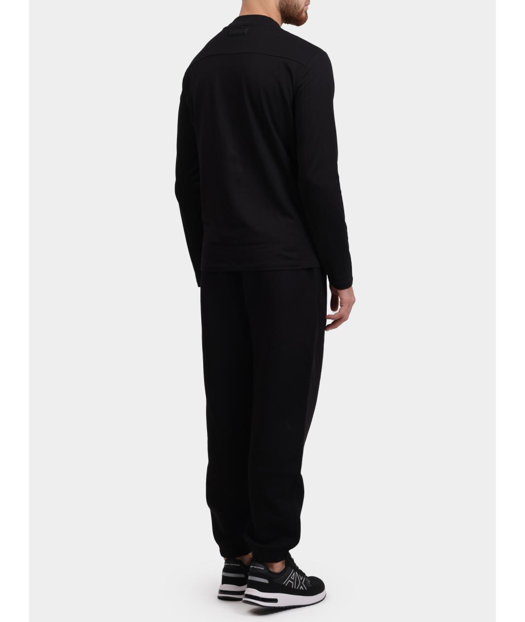 ARMANI EXCHANGE Черные повседневные брюки, фото 5