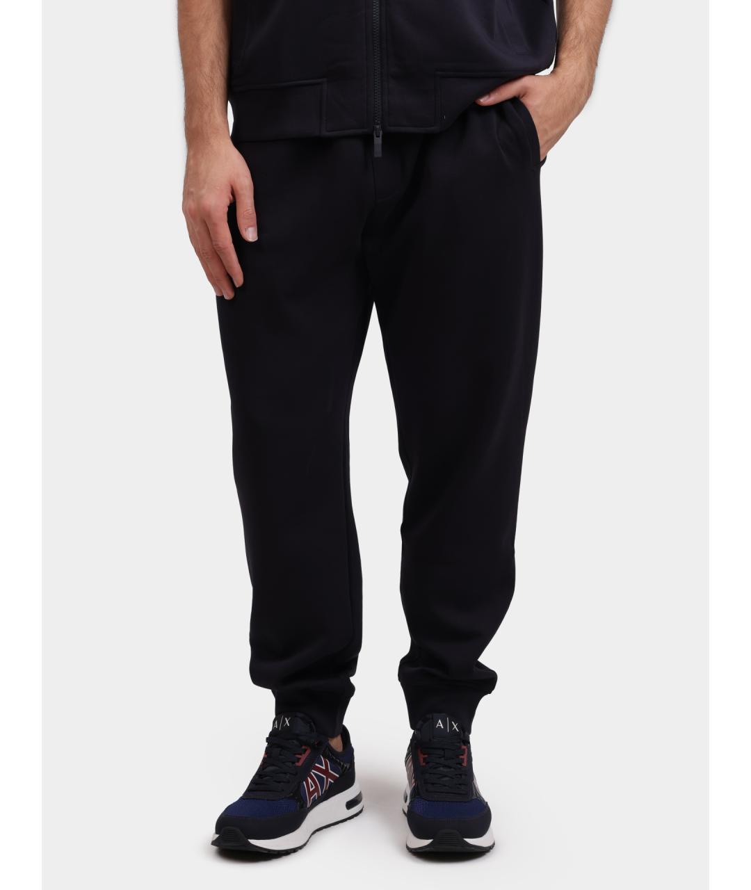 ARMANI EXCHANGE Темно-синие повседневные брюки, фото 6