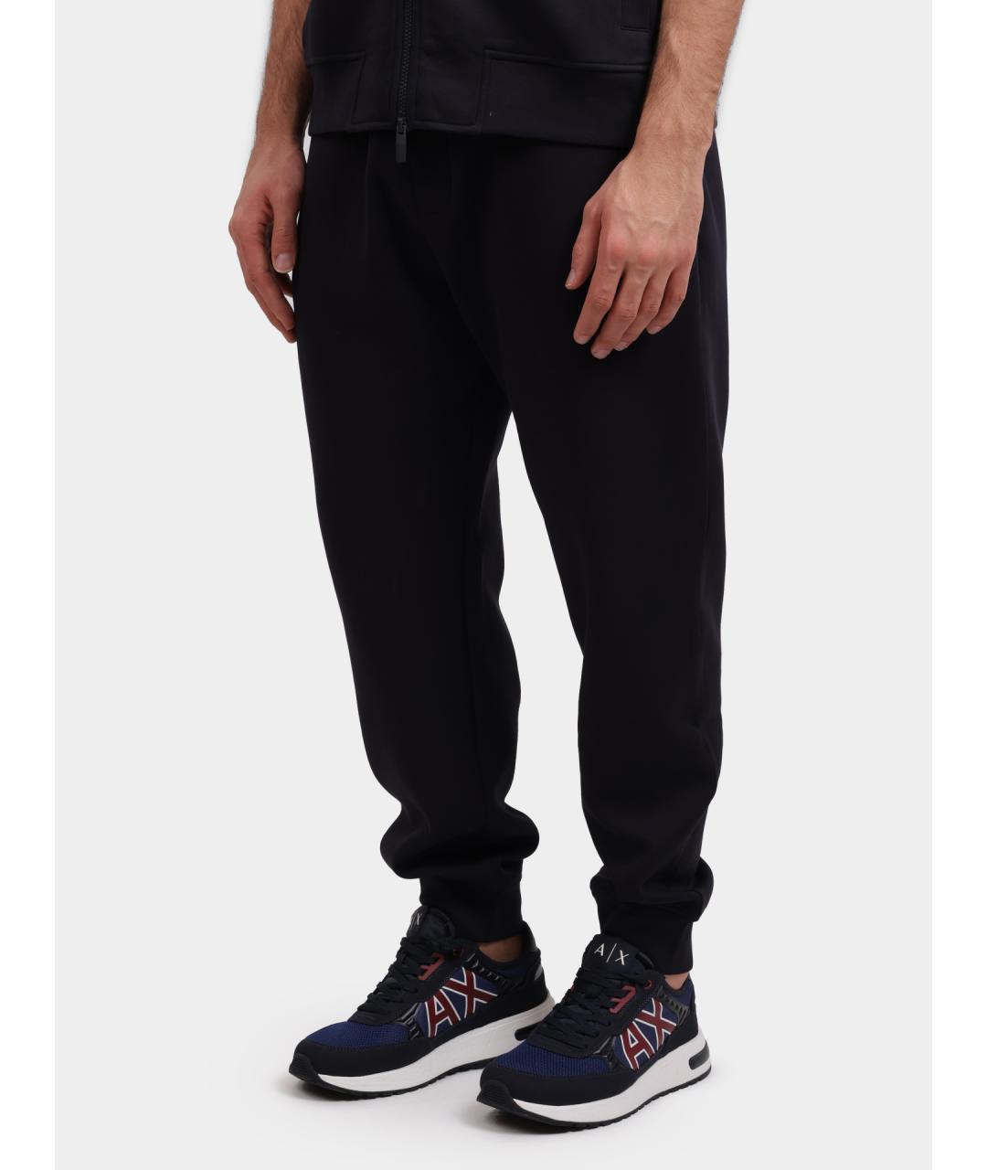 ARMANI EXCHANGE Темно-синие повседневные брюки, фото 3