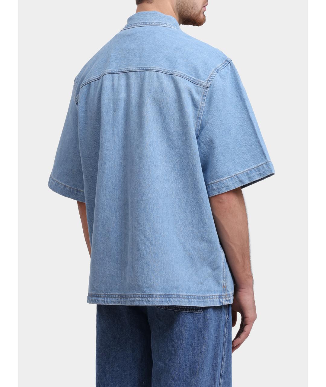 CALVIN KLEIN Голубая кэжуал рубашка, фото 5