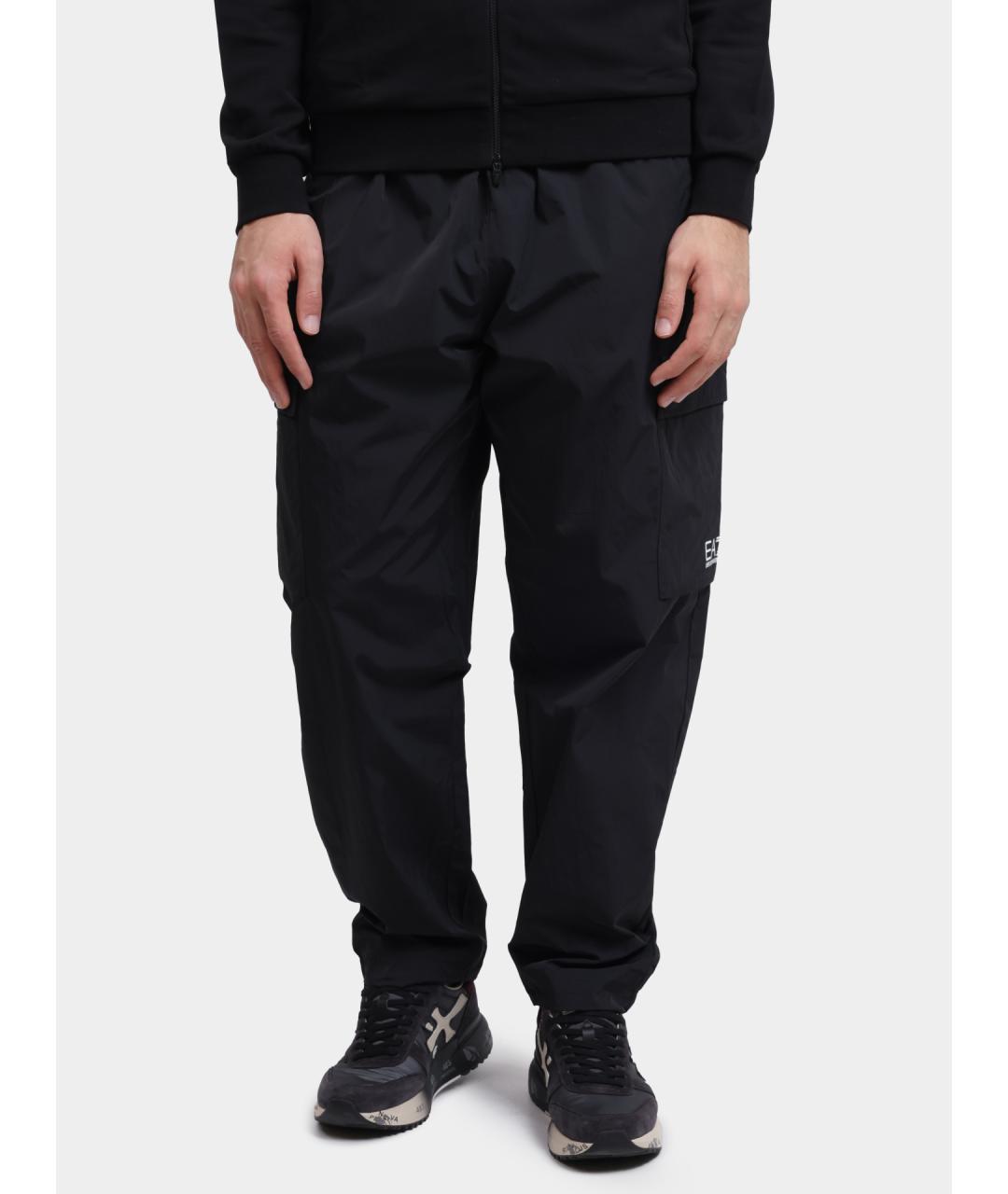 EA7 Черные повседневные брюки, фото 6