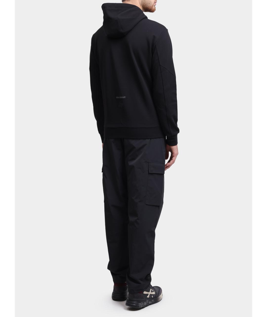 EA7 Черные повседневные брюки, фото 5