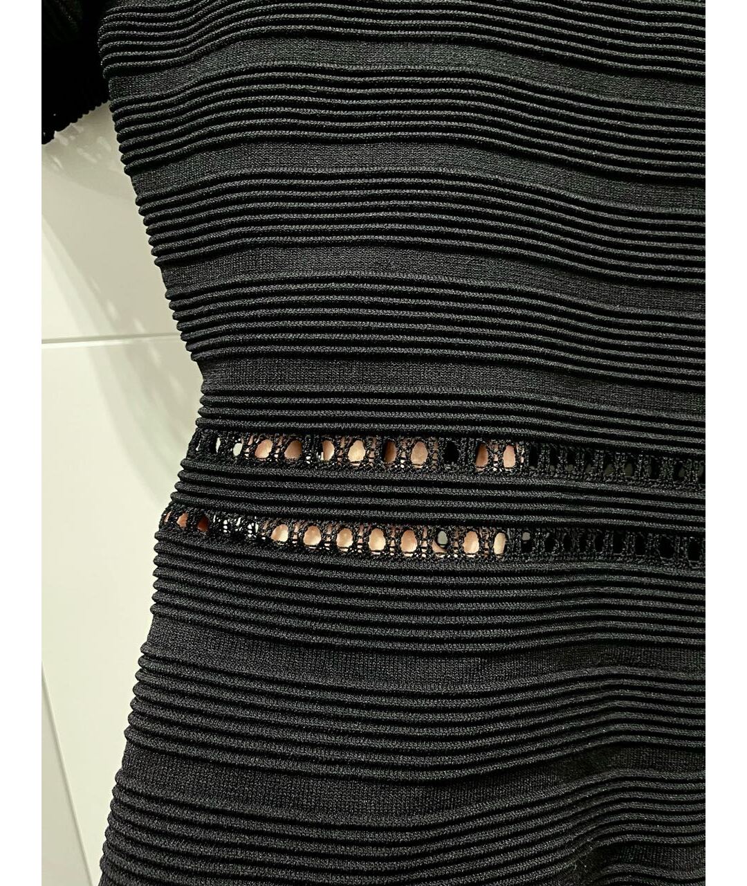 SANDRO Черное повседневное платье, фото 4