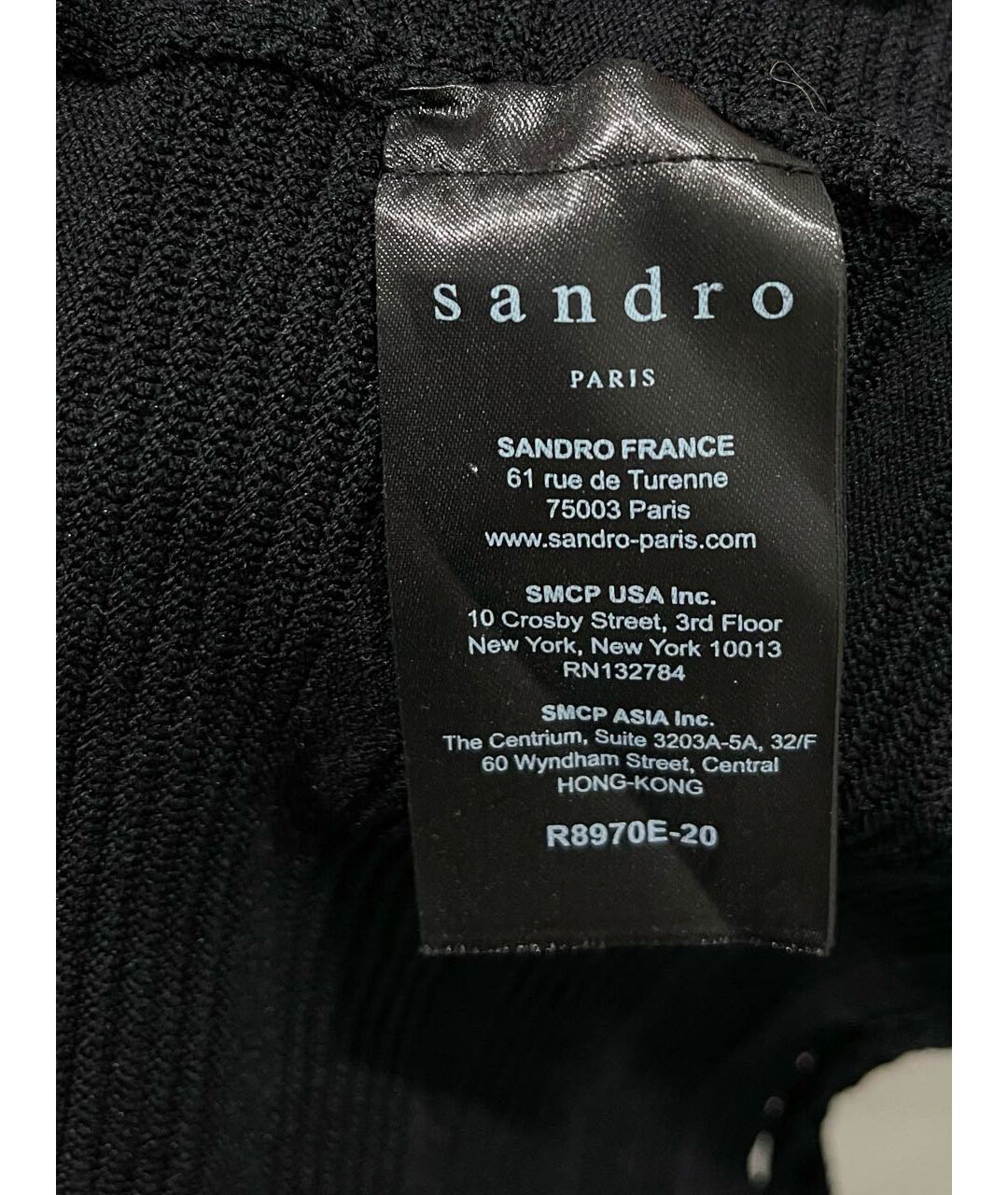 SANDRO Черное повседневное платье, фото 6