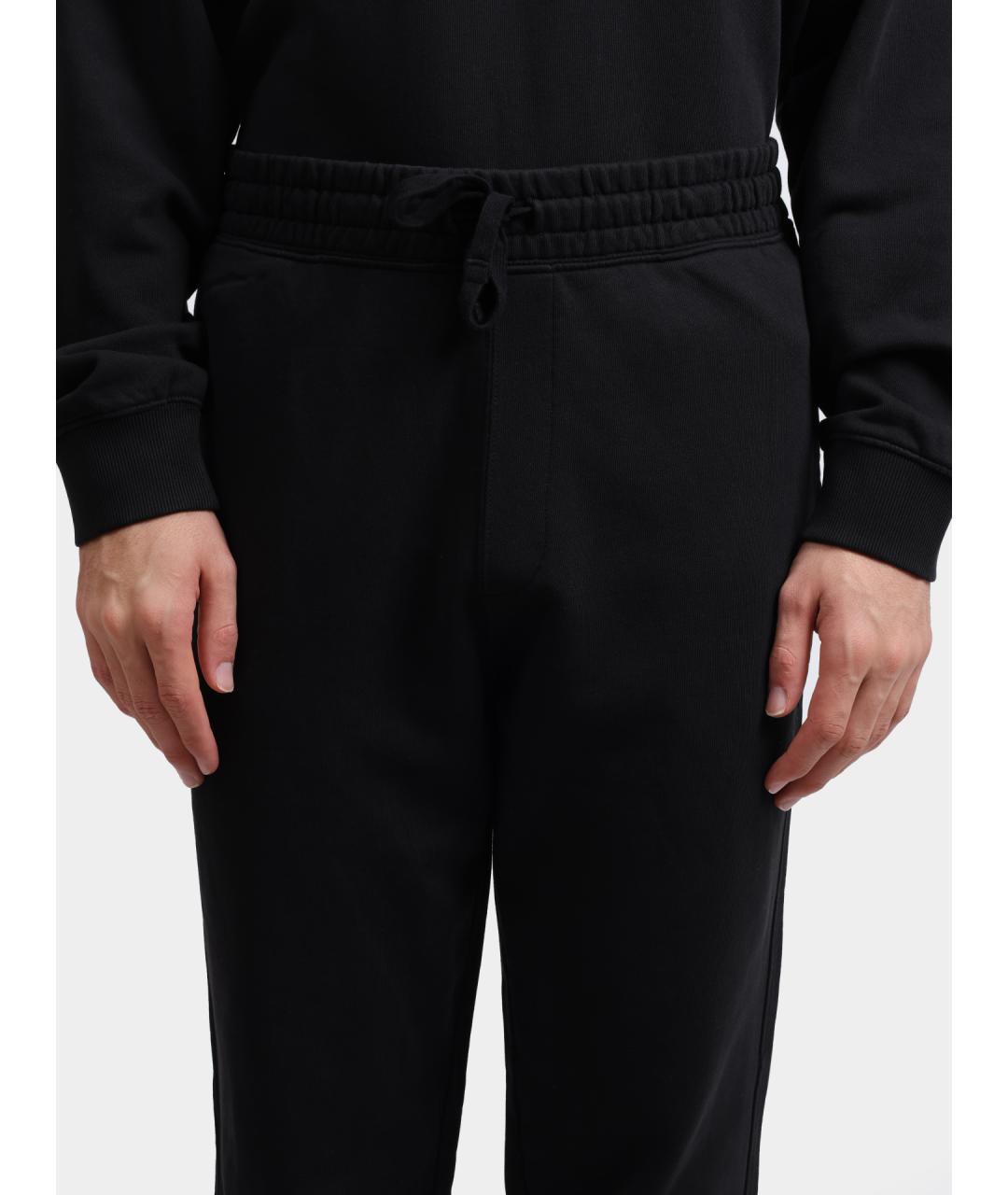 HUGO Черные хлопковые повседневные брюки, фото 4