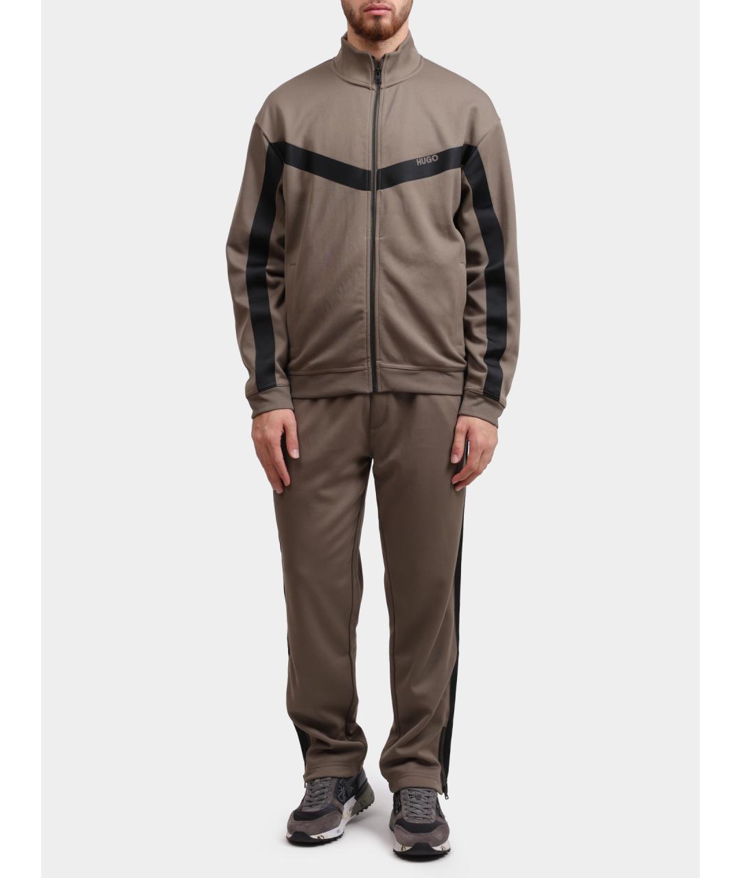 HUGO Бежевые повседневные брюки, фото 2