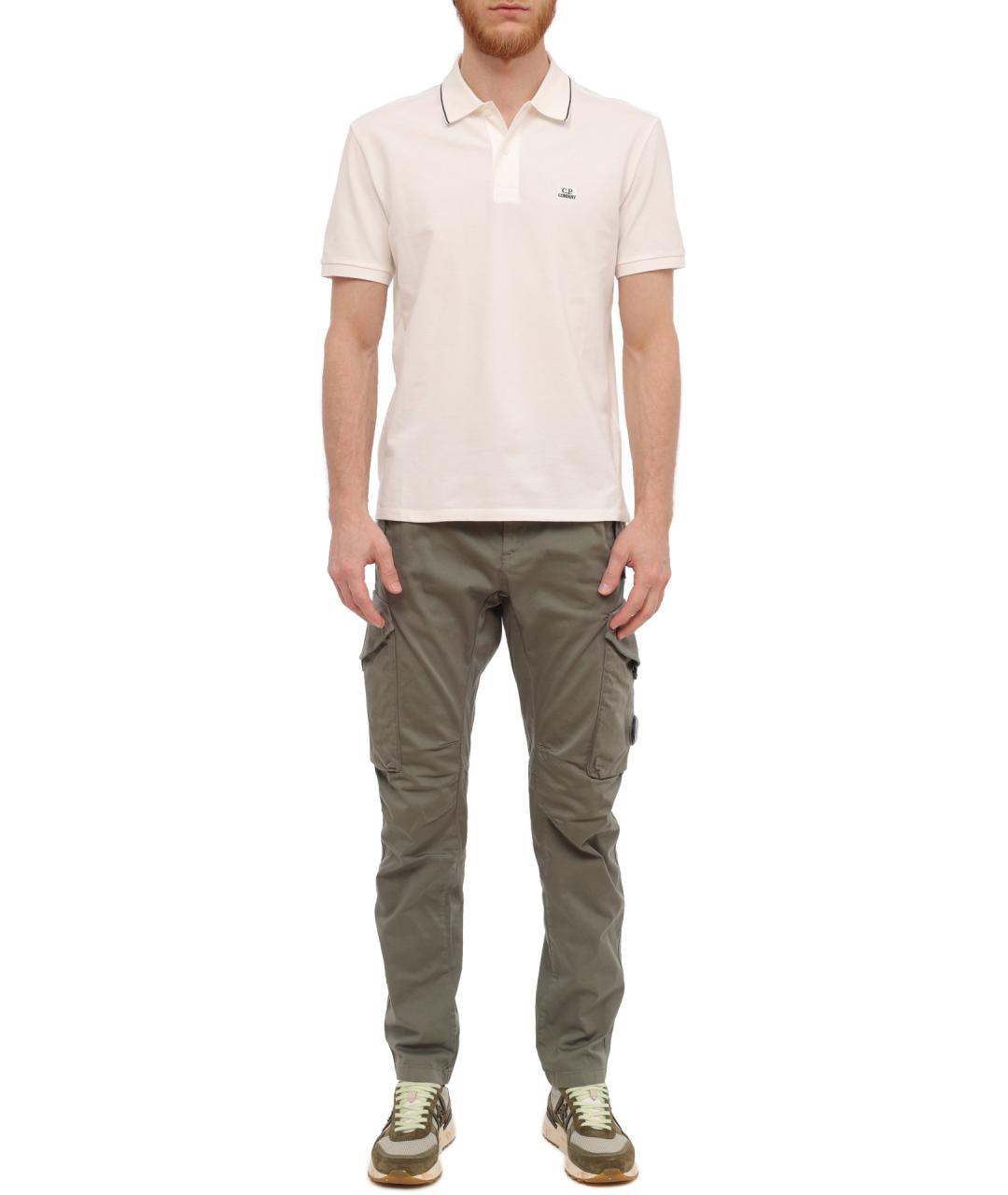 CP COMPANY Зеленые хлопковые повседневные брюки, фото 2