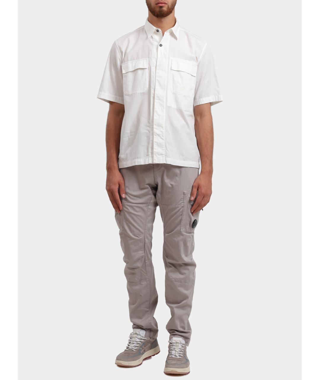 CP COMPANY Серые хлопковые повседневные брюки, фото 2