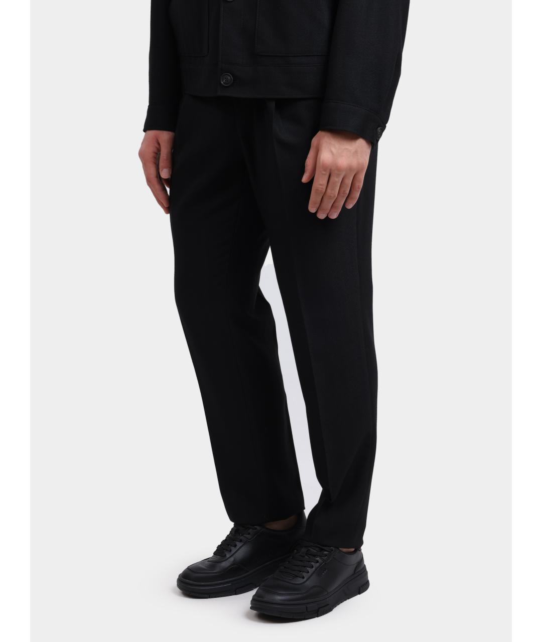 HUGO Черные повседневные брюки, фото 2