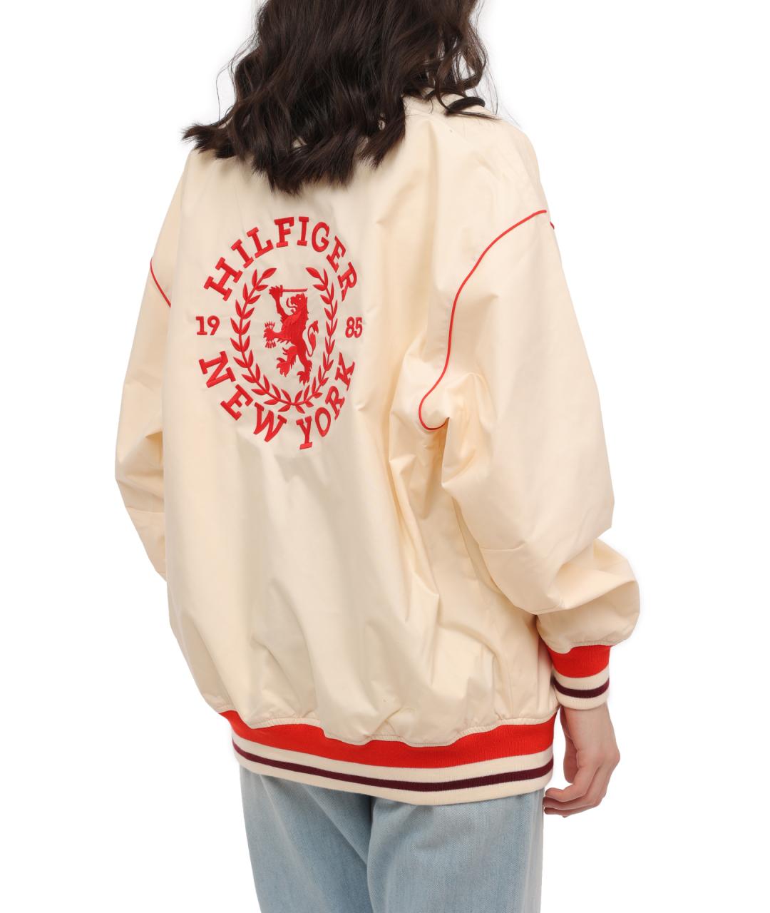 TOMMY HILFIGER Бежевая полиамидовая куртка, фото 7