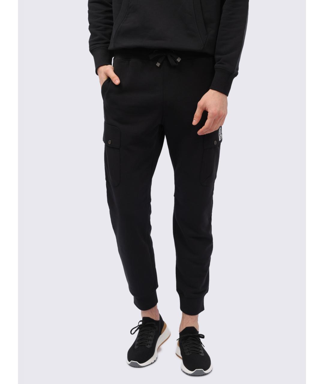 PARAJUMPERS Черные хлопковые повседневные брюки, фото 7