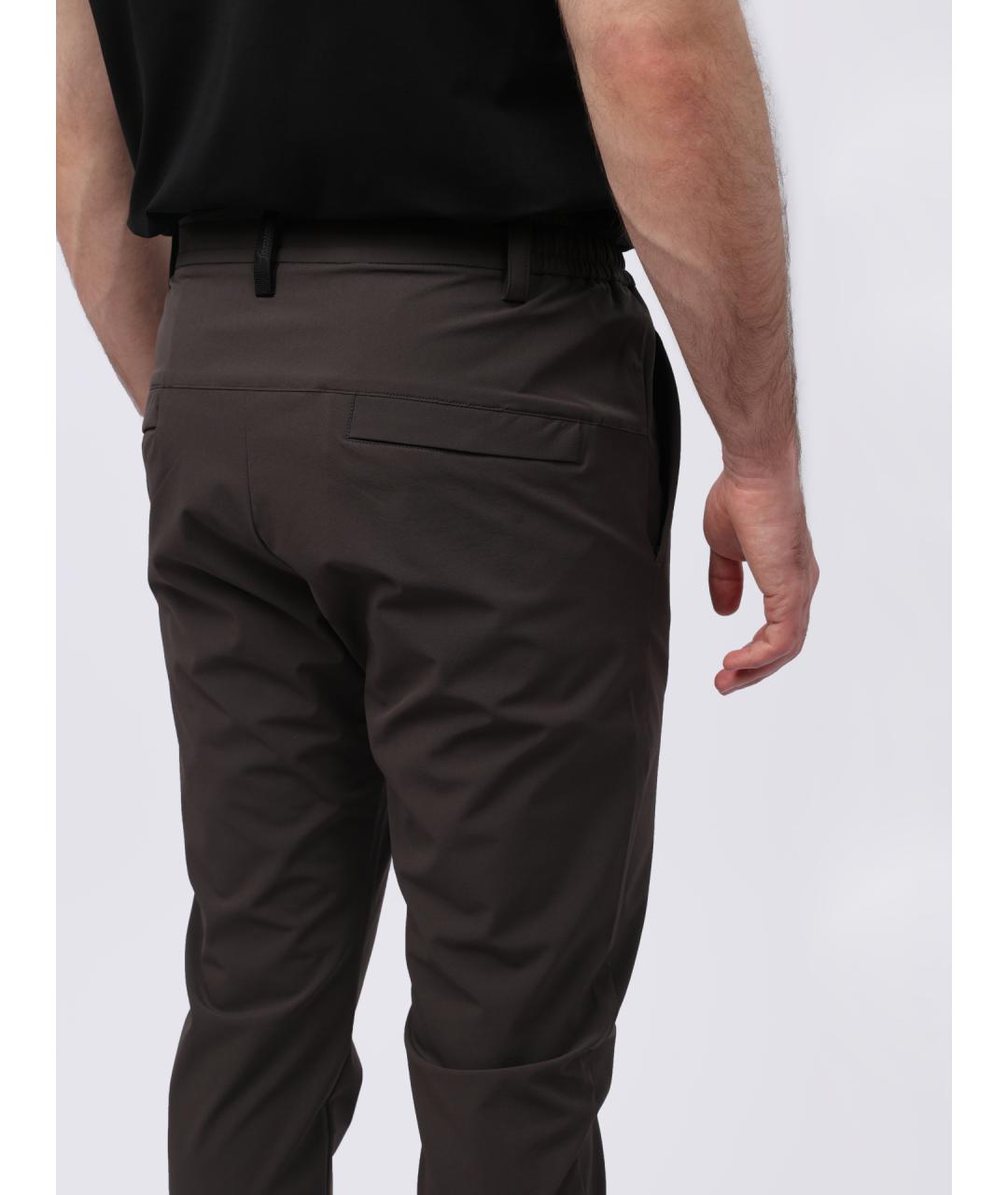 HERNO Серые повседневные брюки, фото 5