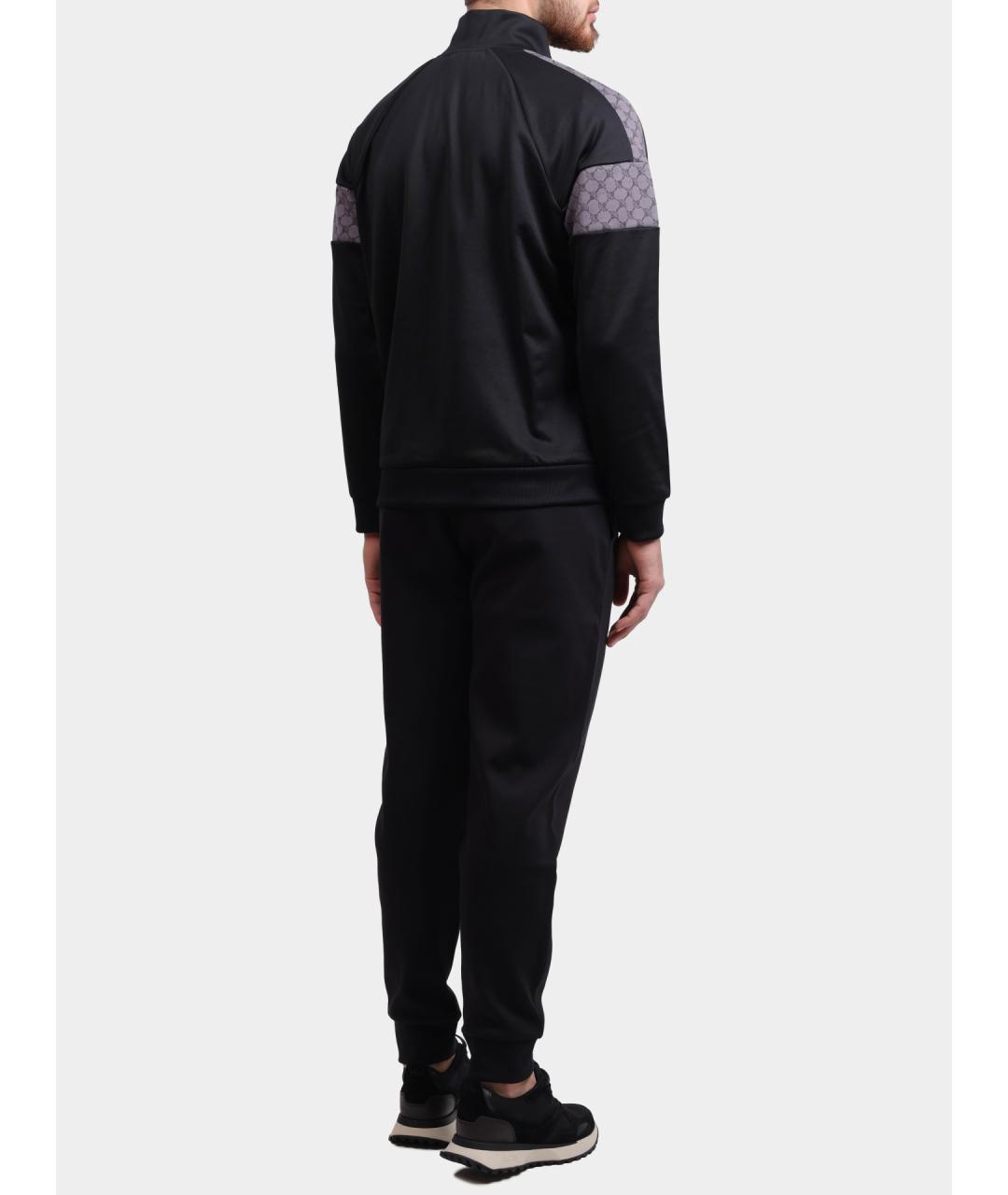 HUGO BOSS Черные полиэстеровые повседневные брюки, фото 5