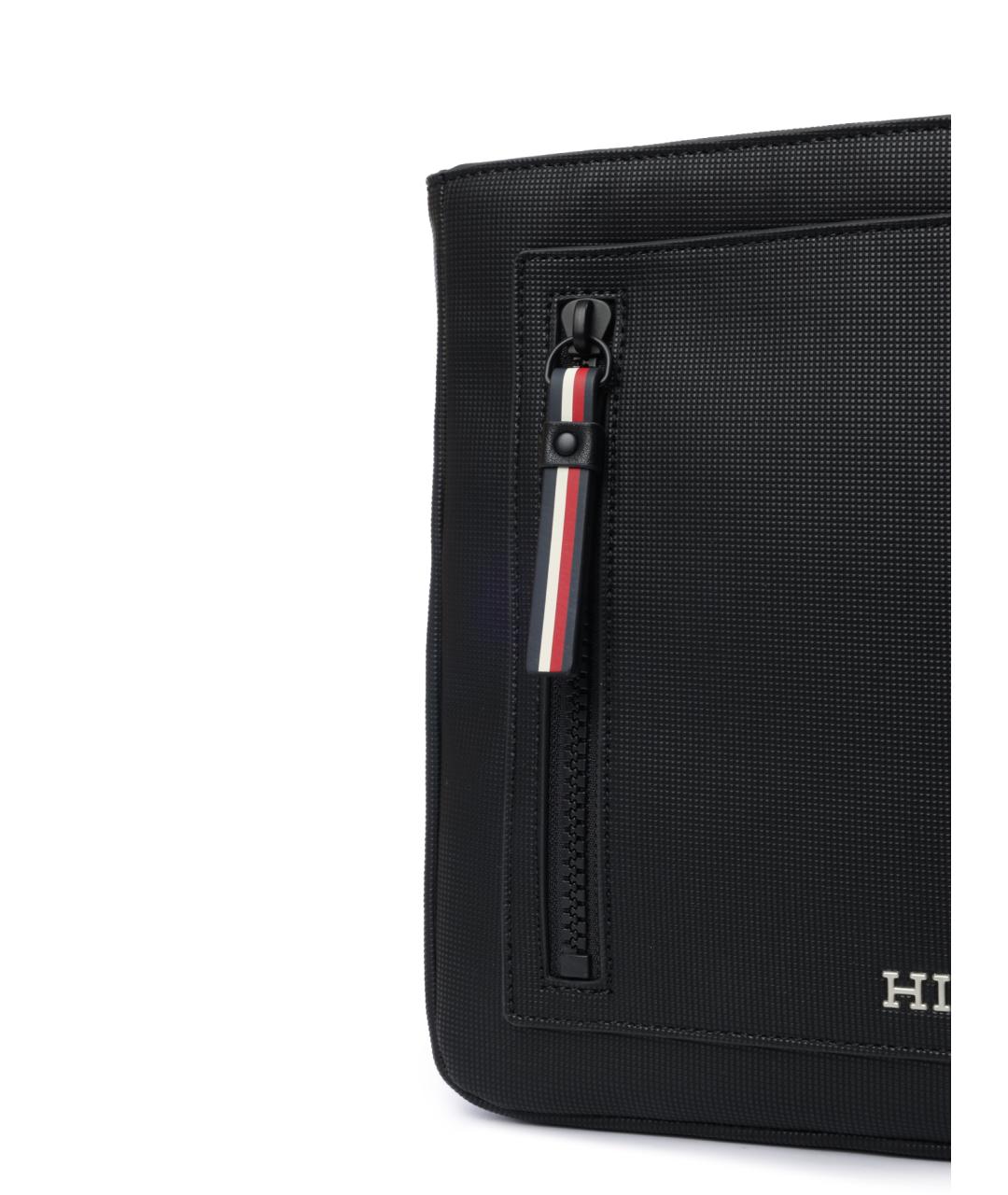 TOMMY HILFIGER Черная сумка на плечо, фото 4