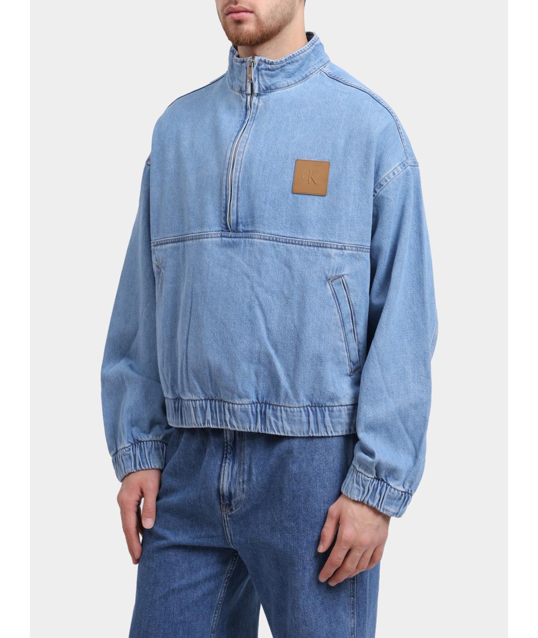 CALVIN KLEIN Голубая деним куртка, фото 3