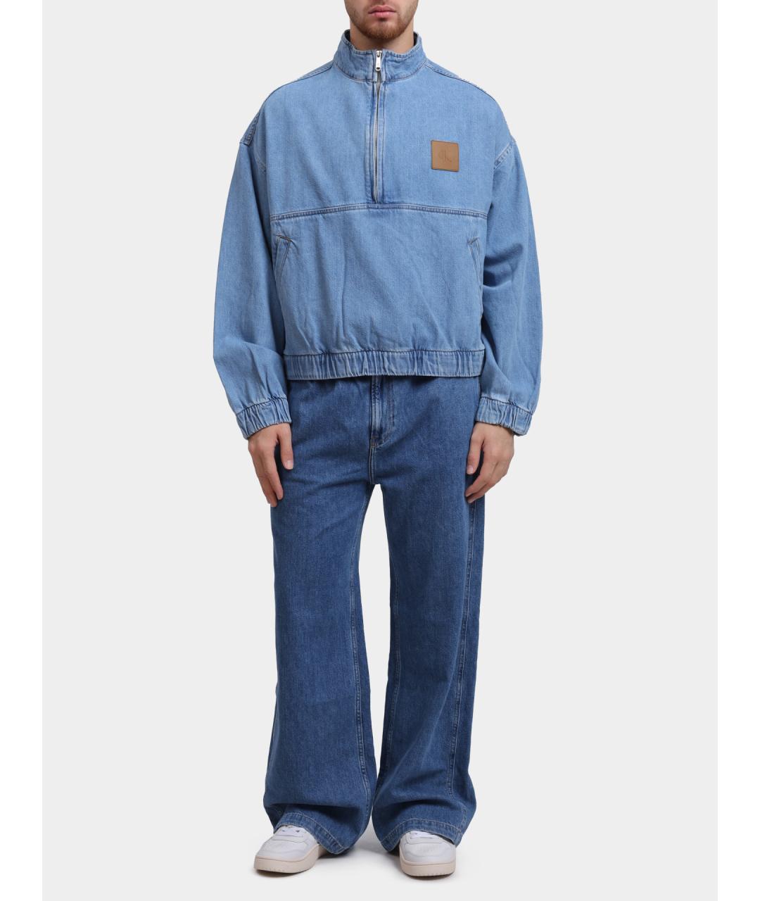 CALVIN KLEIN Голубая деним куртка, фото 2