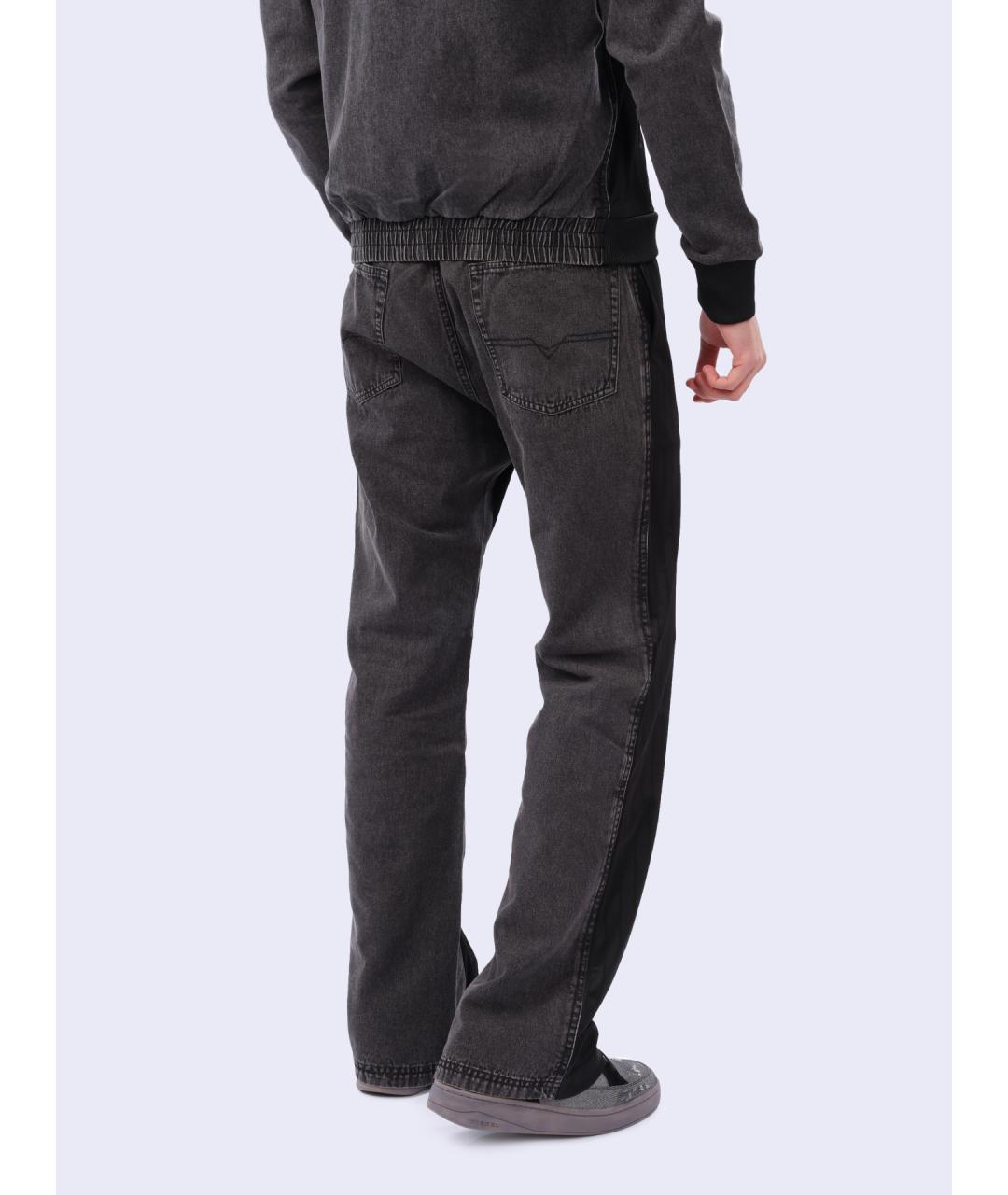 DIESEL Черные повседневные брюки, фото 5