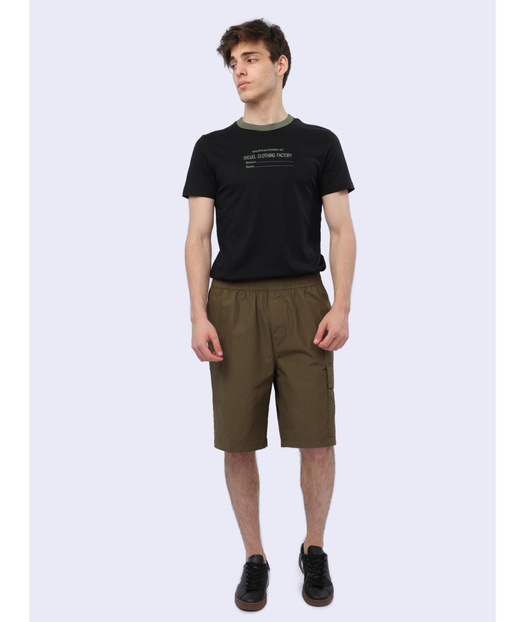 TOMMY HILFIGER Хаки полиамидовые шорты, фото 6