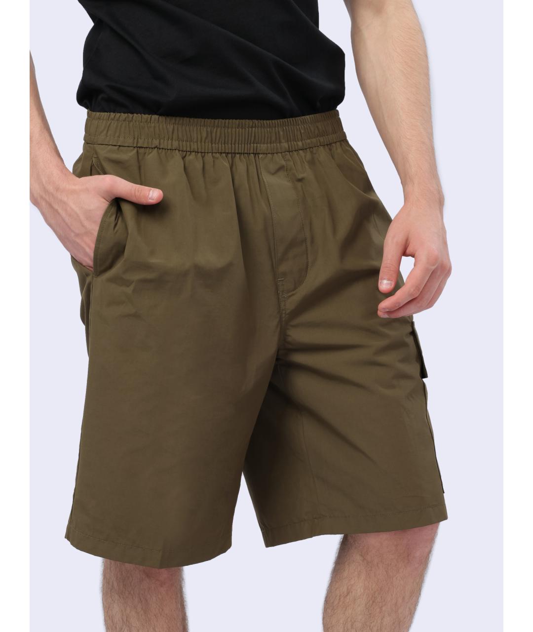 TOMMY HILFIGER Хаки полиамидовые шорты, фото 4