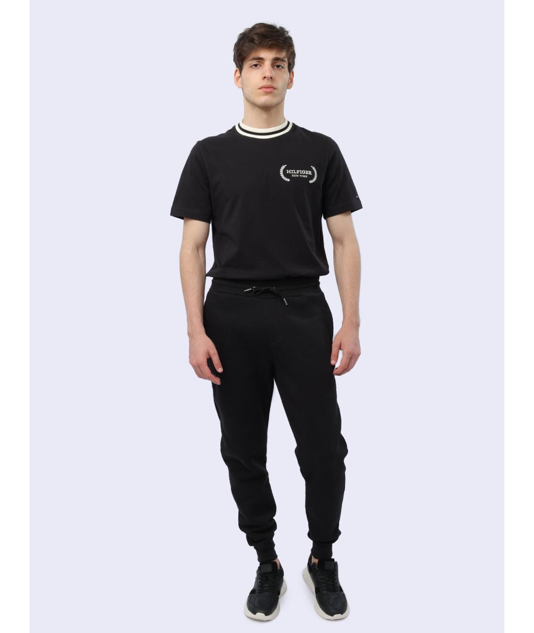 TOMMY HILFIGER Черные повседневные брюки, фото 7